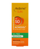 کرم ضد آفتاب فاقد چربی بژ طبیعی SPF50 آردن