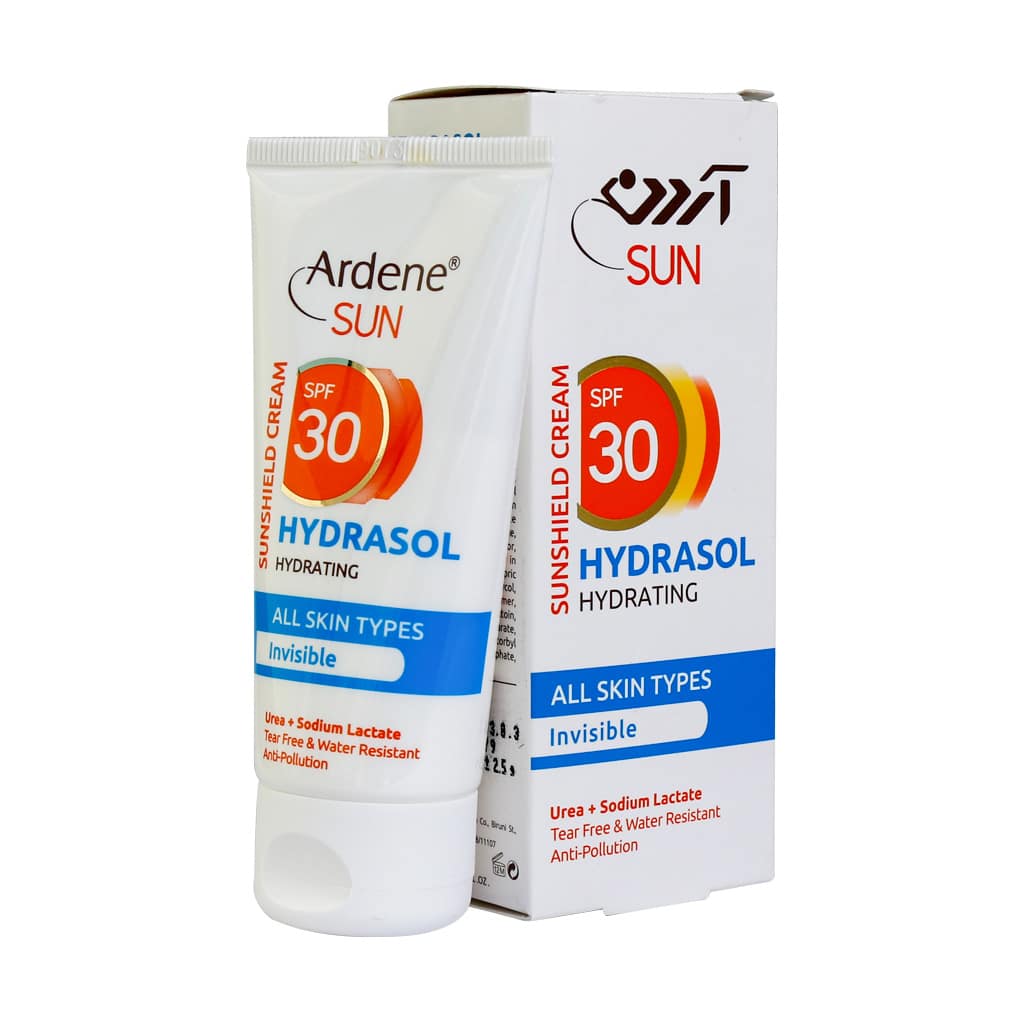کرم ضد آفتاب 30 SPF بی رنگ آردن Ardene مدل Hydrasol وزن 50 گرم