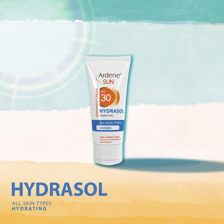 کرم ضد آفتاب 30 SPF بی رنگ آردن Ardene مدل Hydrasol وزن 50 گرم