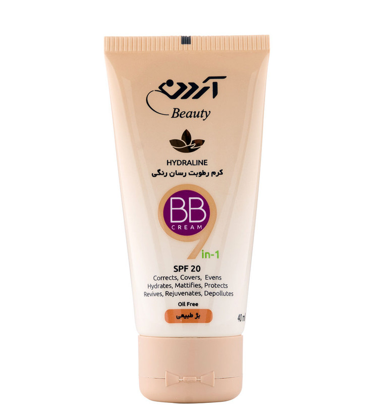 کرم رطوبت رسان رنگی SPF20 آردن فاقد چربی 40 گرم بژ طبیعی